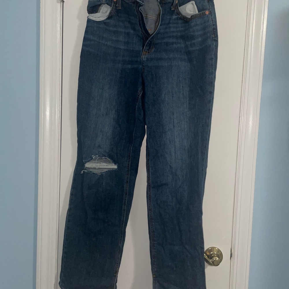 Universal Thread Dark Blue Straight Leg Jeans